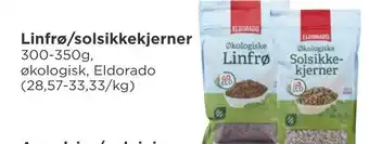 Meny Linfrø/ Solsikkekjerner Økologisk,Eldorado tilbud