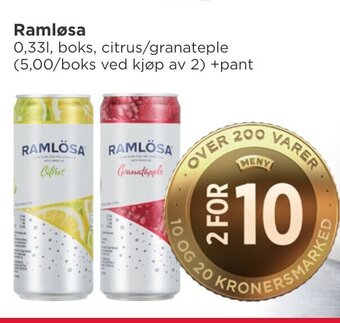 Meny Ramløsa tilbud