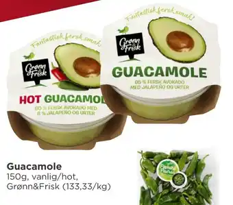 Meny Guacamole Grønn & Frisk tilbud