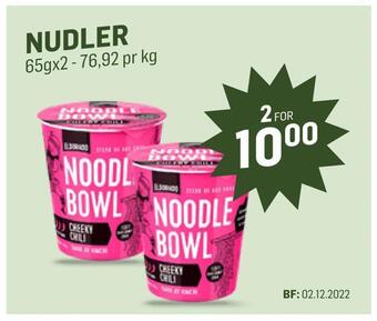 Holdbart Nudler tilbud