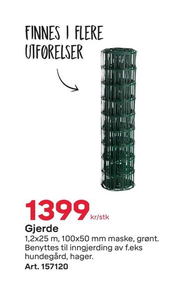Byggmax Gjerde tilbud