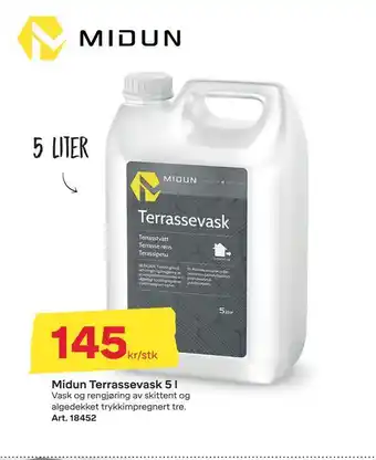 Byggmax Midun terrassevask 5 l tilbud