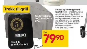 Rusta Trekk til gassflaske pc5 tilbud