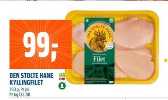 Coop Obs Den stolte hane kyllingfilet tilbud