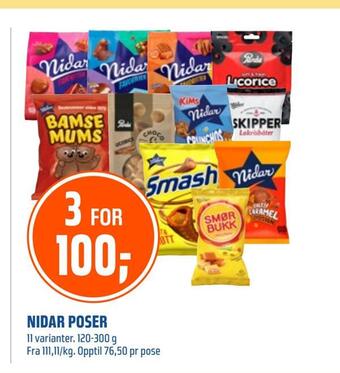 Coop Obs Nidar poser tilbud