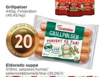 Meny Grillpølser tilbud