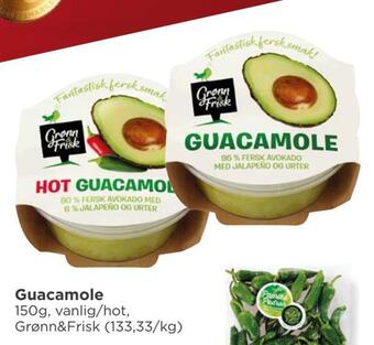 Meny Guacamole tilbud