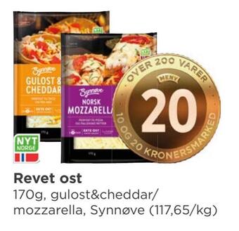 Meny Revet ost tilbud