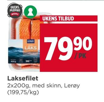Meny Laksefilet tilbud