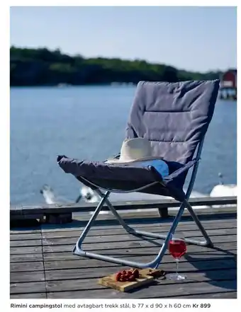 Møbelringen Rimini campingstol tilbud