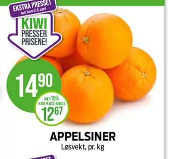 Kiwi Appelsiner tilbud