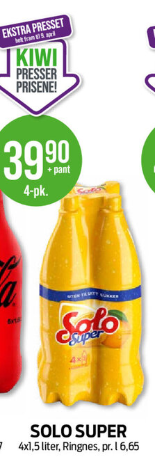 Kiwi Solo Super tilbud