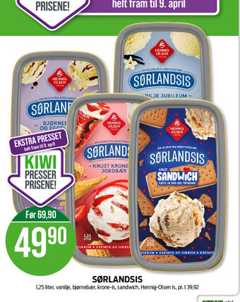 Kiwi Sørlandsis tilbud