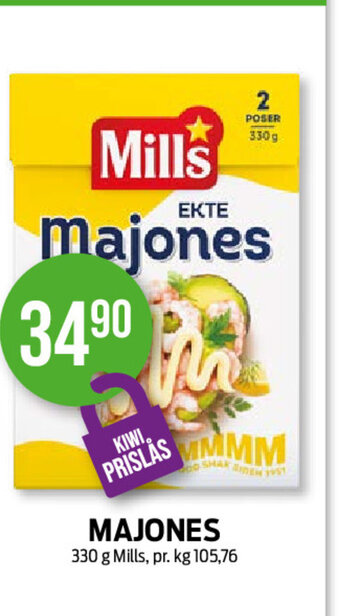Kiwi Mills Majones tilbud