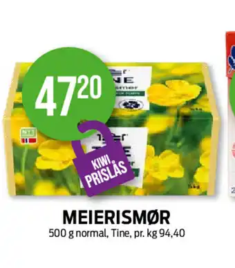 Kiwi Tine Meierismør tilbud