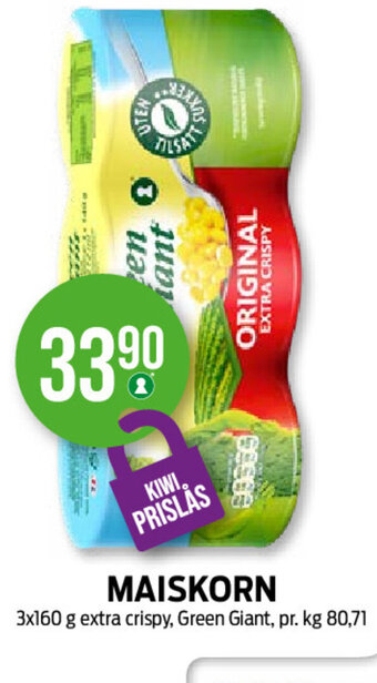 Kiwi Maiskorn tilbud