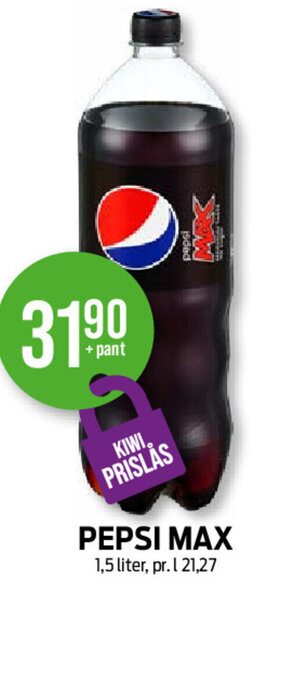 Kiwi Pepsi Max tilbud