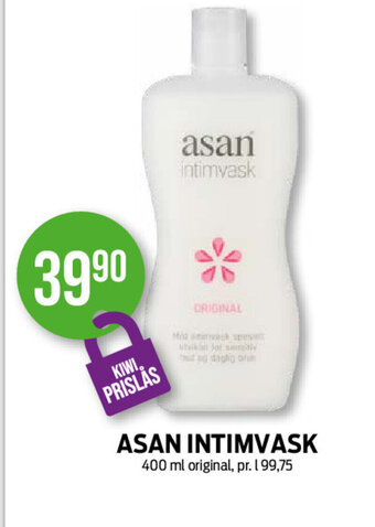 Kiwi Asan Intimvask tilbud