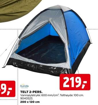 jem & fix Telt 2-pers tilbud