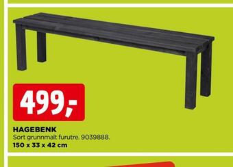 jem & fix Hagebenk tilbud