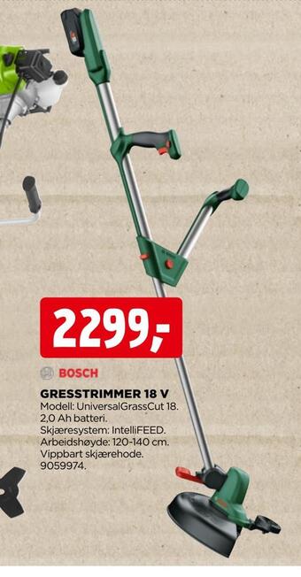 jem & fix Gresstrimmer 18 v tilbud