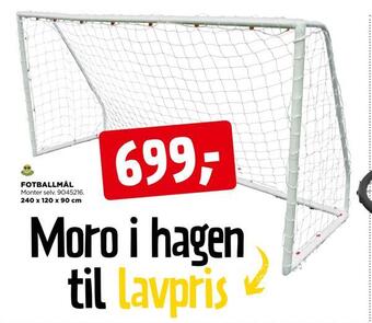 jem & fix Fotballmål tilbud