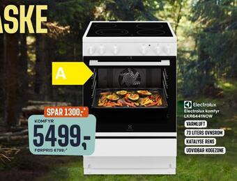 Skousen Electrolux komfyr lkr6441now tilbud
