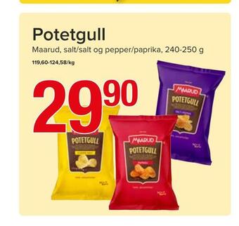 Spar Potetgull tilbud