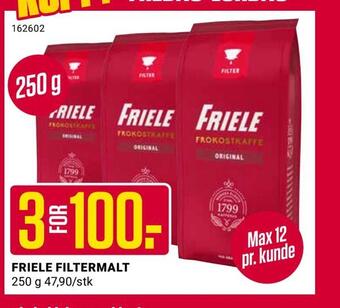 Europris Friele filtermalt tilbud
