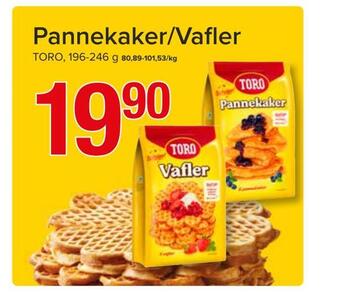 Spar Pannekaker/vafler tilbud