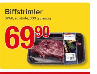 Spar Biffstrimler tilbud