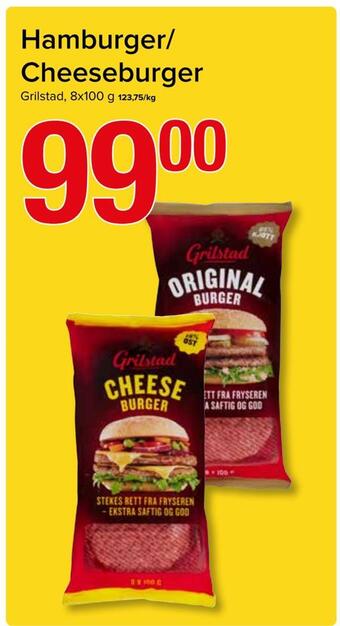 Spar Hamburger/ cheeseburger tilbud