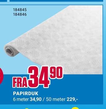 Europris Papirduk tilbud