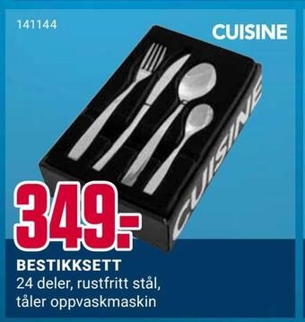 Europris Bestikksett tilbud