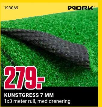 Europris Kunstgress 7 mm tilbud