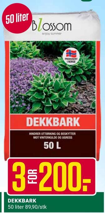 Europris Dekkbark tilbud