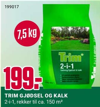 Europris Trim gjødsel og kalk tilbud