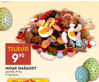 Coop Mega Nidar smågodt tilbud