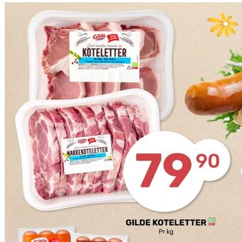 Coop Marked Gilde nakkekoteletter tilbud