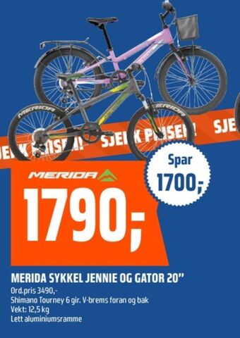 Coop Obs Merida sykkel tilbud