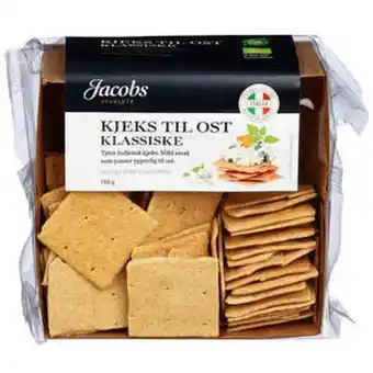 Meny Kjeks til ost tilbud