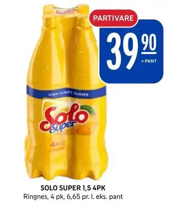Rema 1000 Solo Super 1.5 4 PK tilbud