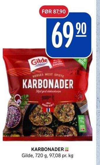 Rema 1000 Karbonader Gilde tilbud