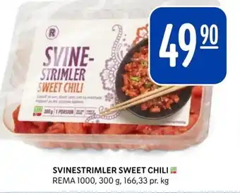 Rema 1000 Svinestrimler Sweet Chili tilbud
