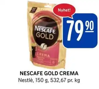 Rema 1000 Nescafe Gold Crema Nestlè tilbud