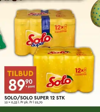 Coop Mega Solo/solo super 12 stk tilbud