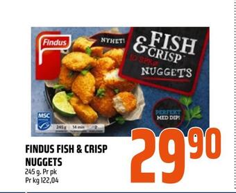 Coop Obs Findus fish & crisp nuggets tilbud