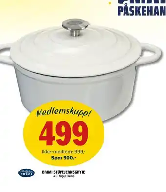 Coop Obs Brimi støpejernsgryte tilbud