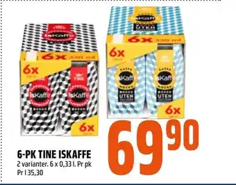 Coop Obs 6-pk tine iskaffe tilbud