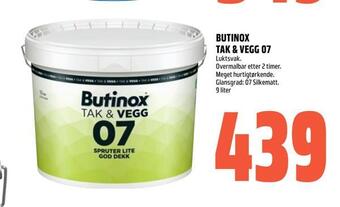 Coop Obs Butinox tak & vegg 07 tilbud